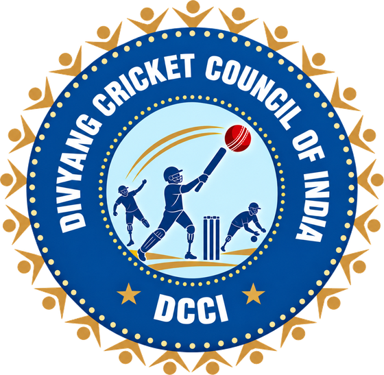 Divyang Cricket Council of India (DCCI) emblem